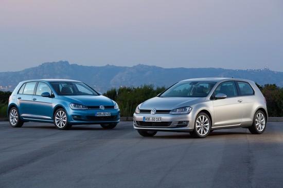Volkswagen Golf VII синий