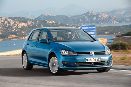 Volkswagen Golf VII синий