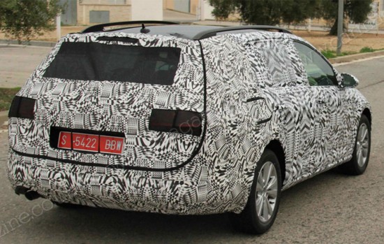 Volkswagen Golf 7 универсал вид сзади