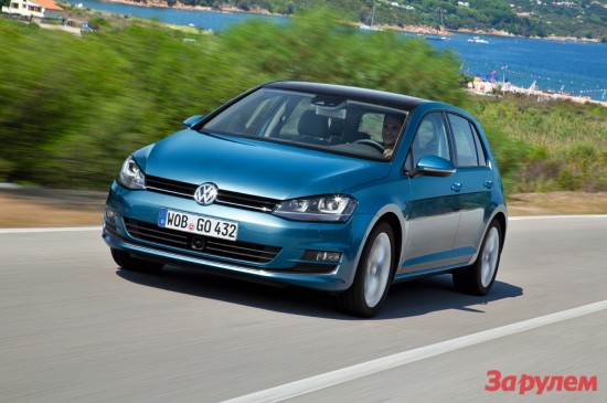 Volkswagen Golf 7 › тест драйв редакции Зарулем
