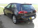 Golf 7 2.0 TDI черного цвета вид сзади