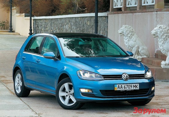 Volkswagen Golf 7 бирюзовый цвет