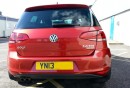 Golf 7 Sunset Red вид сзади