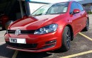 Golf 7 Sunset Red с черными дисками